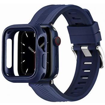 RTYHI Soft Silicone Sport Band for Apple Watch 44mm 40mm 42mm 38mm