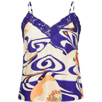 Superdry Cami Vintage Ryusuiniuchiw Cream Print 2XS