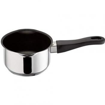 Judge Vista Draining Milk Pan, 14 cm, Non-Stick, Stainless Steel