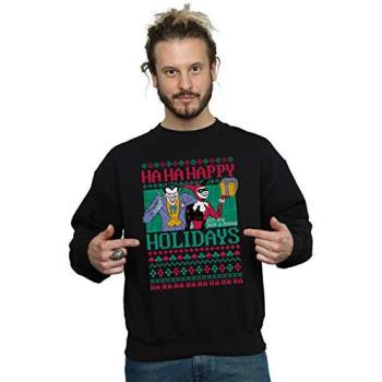 Hoodie noir à manches longues DC Comics Ha Ha Happy Holidays