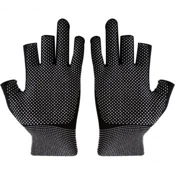 Medio Dedo Guantes de Pesca Solar y Antideslizante 3P