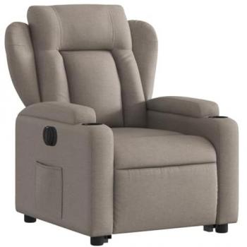 Elektrischer Relaxsessel VidaXL – Aufstehhilfe in Taupe