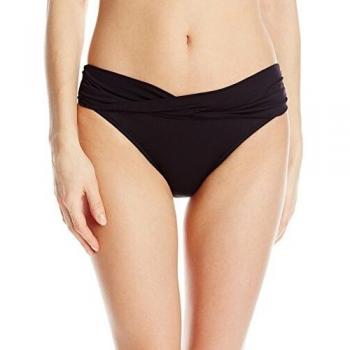 Seafolly Schwarzer Nylon Damen Twist Band Hipster