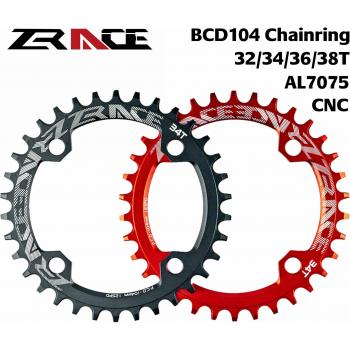Zrace Narrow Wide Chainrings 38t BCD104 AL7075 CNC for MTB