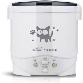 1L Compact Rice Cooker, Dual Voltage 220V/12V-24V, Perfect for Two, English Guide