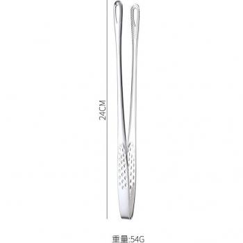 Heavy-Duty Stainless Steel Food Tongs for Grilling