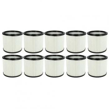 Vhbw 10x Faltenfilter für Parkside Staubsauger