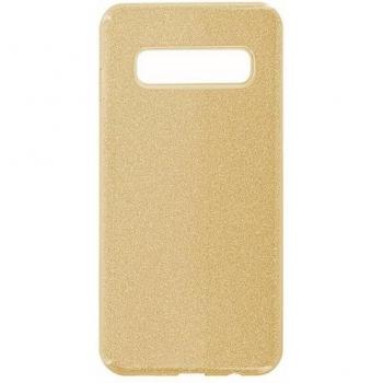 Cover oro glitter per Samsung Galaxy S10+