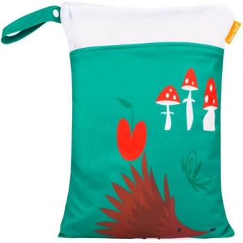 Bolsa Impermeable para Pañales con Asa y 2 Compartimentos, 30x40CM
