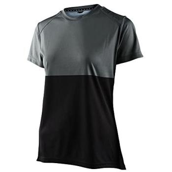 Cyklistický oblek Troy Lee Designs – MTB triko Lilium SS Block (zelená/černá)
