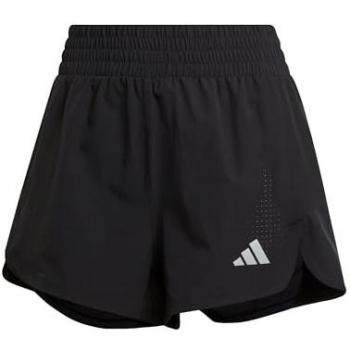 Adidas Women’s Racer Pacer Woven 5” Workout Shorts – Black L