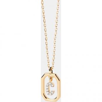 Collar Elegante Letra C de PDPAOLA