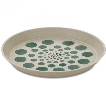Monstera Verde: Set di 4 Piatti per Colazione e Dessert
