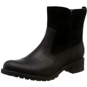 Bottes d'hiver Timberland en cuir noir pour femme