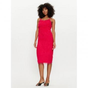 Twinset Vestiti Longuette Piuma Rosa Bright Rose 48