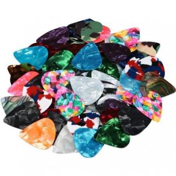 20 Pcs Guitar Plectrums 0.46mm & 0.71mm
