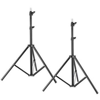 Support éclairage Neewer 2×190 cm, aluminium, lumineux
