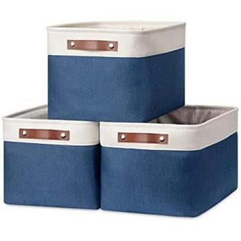 DULLEMELO Sturdy Fabric Organiser Baskets