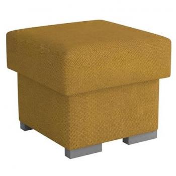Pouf Etrcala 105 Crown 10, dimensioni 43x50x50 cm, gambe mix plastica-legno