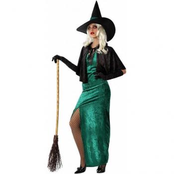 Disfraz de Hechicera Verde Atosa