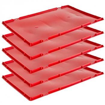 Couvercle de caisse à viande en plastique rouge Kingpower 5 unités
