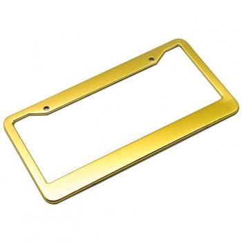 Cadre de plaque d'immatriculation résistant en alliage d'aluminium