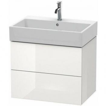 Duravit L‑Cube Waschtischschrank mit zwei Auszügen LC627600707 – wandhängend, 68,4 × 45,9 cm