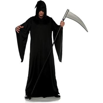 Schwarzer Schnitter Outfit (Mit Unterhülle) – XXL