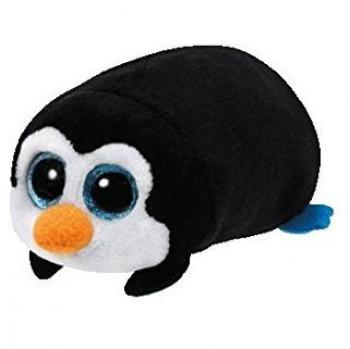 Teeny Tys Pocket Pinguin – TY Glubschi 10 cm, Schwarz‑Weiß