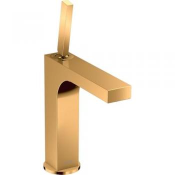 Axor Citterio 160 Einhebel-Waschtischmischer, ohne Ablaufgarnitur, 141mm, glänzendes Gold