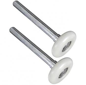 Gate de garage à rouleaux Heavy Duty avec roulements scellés et coussin anti-écoute – 456 mm diamètre – plastique/métal – 4 rouleaux en nylon