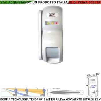 Tenda Rilevamento Ladri Dual PIR 12 V Cover ABS