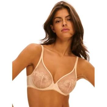 Simone Perele Allure Sheer Plunge Bra – Beige (38B)