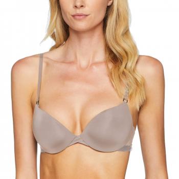 Sloggi Frauen Halb-Cup BH S Symmetry WHP, Grau (Staub 3334), Größe 70E