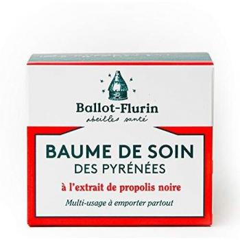 Baume de Soin des Pyrenees Ballot Flurin avec Propolis Noire, certifié Comébio, 30 ml