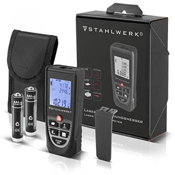 Telémetro láser de 60 m Stahlwerk LE-60 ST con pantalla LCD