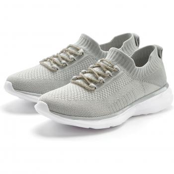 Grüner Glitzerglanz: LASCANA Vegan Sneaker Damen 40