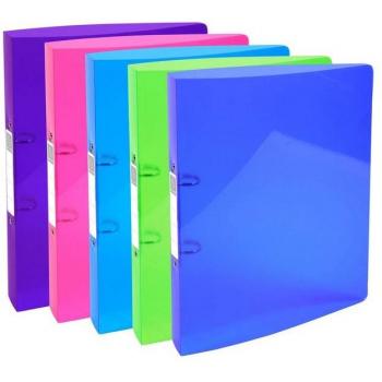 Classeur Iderama Exacompta 2 Anneaux 30mm A4 Assortiment de Couleurs