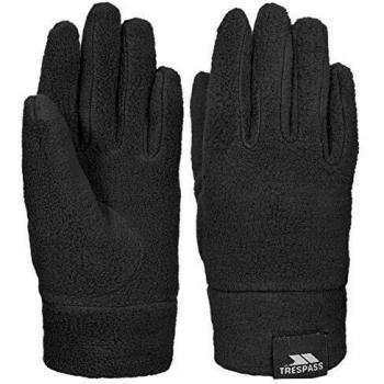 Trespass Kinder LALA II Fleece-Handschuh, Schwarz, Größe 2/4