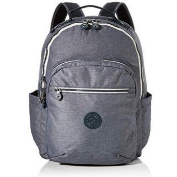 Kipling Seoul Sac à Dos, 44 cm, 27 Litres, Noir