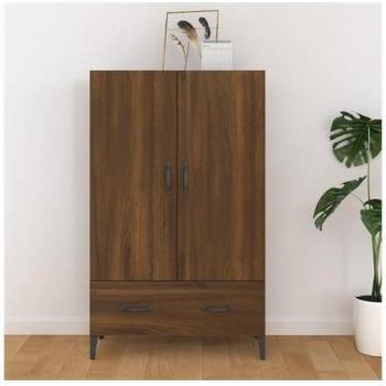 FUHUIDA Highboard Holzwerkstoff Eiche 70x31 cm