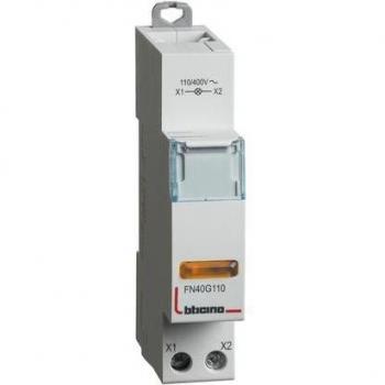 B-ticino Spia Bticino Luminosa con LED Giallo 110-400Vac 1 Modulo FN40G110