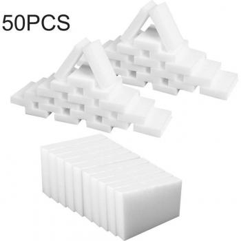 White Melamine Cleaning Sponge Erasers 50 pcs 100x60x15mm