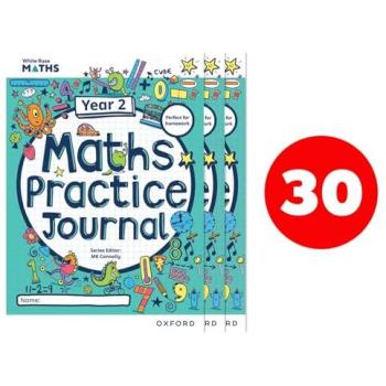 White Rose Maths Practice Journals Year 2 Workbooks: Pack of 30