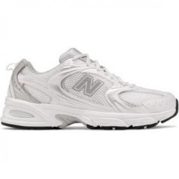 Zapatillas New Balance 530 Gris Claro con Detalle Blanco