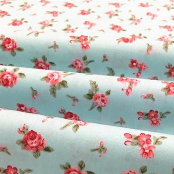 Almohada de Rosa Floral en Sarga