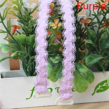 Elastic Adjustable Women's Bra Straps with Metal Buckle