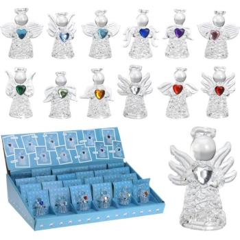 Angioletti con Cuore (5cm) – Offerta 3 Pezzi, Natale Assortito