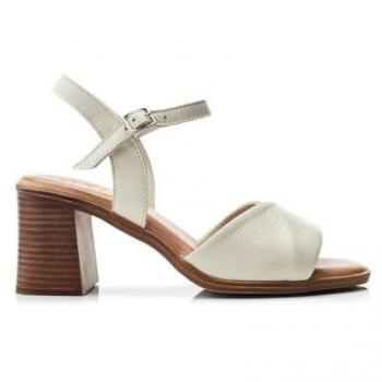 CuirCrème Lanie – Sandale double talon – UK 8 – EU 41
