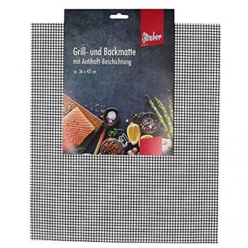Steuber Grillmatte, 5 Stück, 42 x 36 cm, zuschneidbar, Backpapier Ersatz